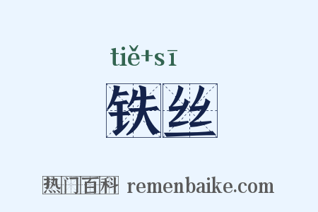 铁丝是什么意思的图片